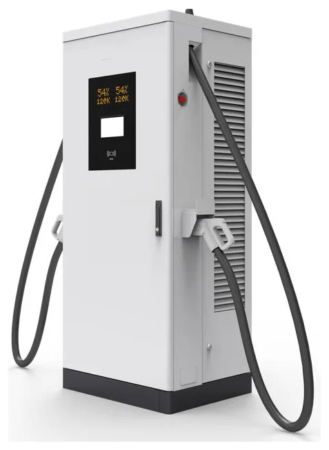Dual-connector DC fast charger